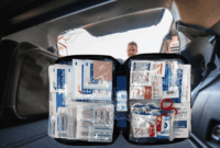 First aid kit for car