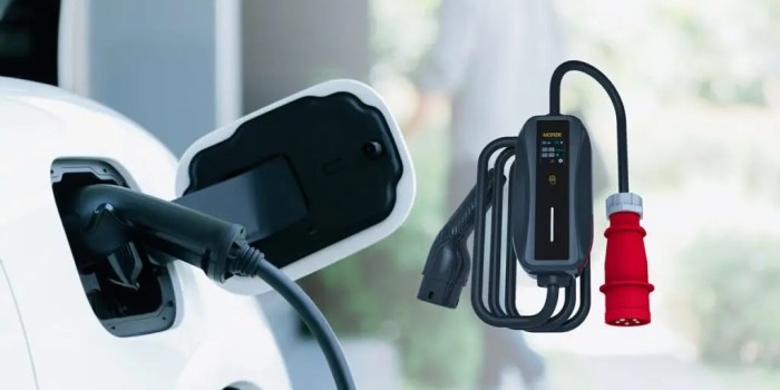Portable EV Charger With LCDs Schedule Charging Adjustable Portable EV Charger With LCDs Schedule Charging Adjustable