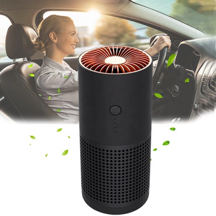 Car Air Purifier Auto Minus Ion Air Purification Apparatus Portable Car ... Rechargeable air purifier for car