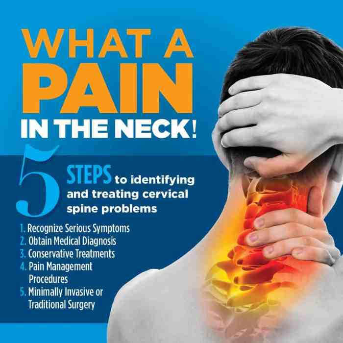 Neck Pain Causes and Treatment Infographic - Neurosurgery One