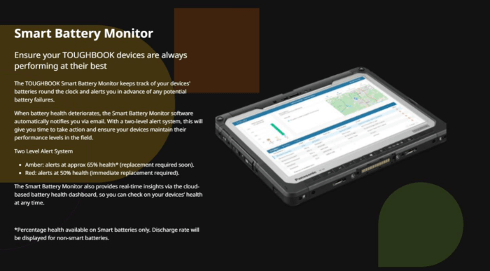Battery voltage monitor